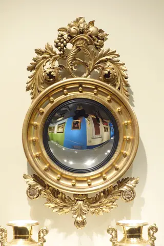 Zərli çərçivəli güzgü, İngiltərə, təxminən 1825